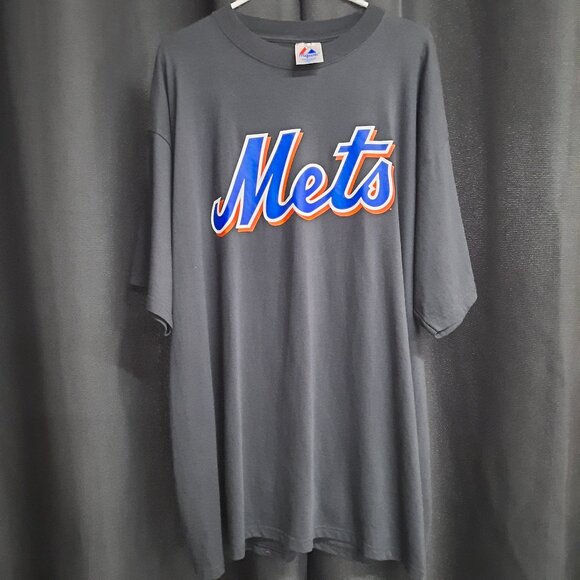 Sports New York Mets Logo T-shirt Men's Size XXL 2XL MLB Baseball Fanwear Jersey - Picture 1 of 7